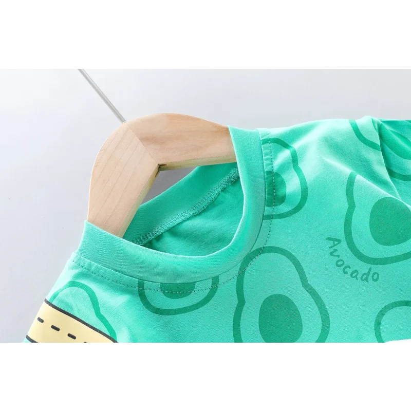 Conjunto Infantil Camiseta com Bolsa e Shorts Modelo Cartoon Lenogue