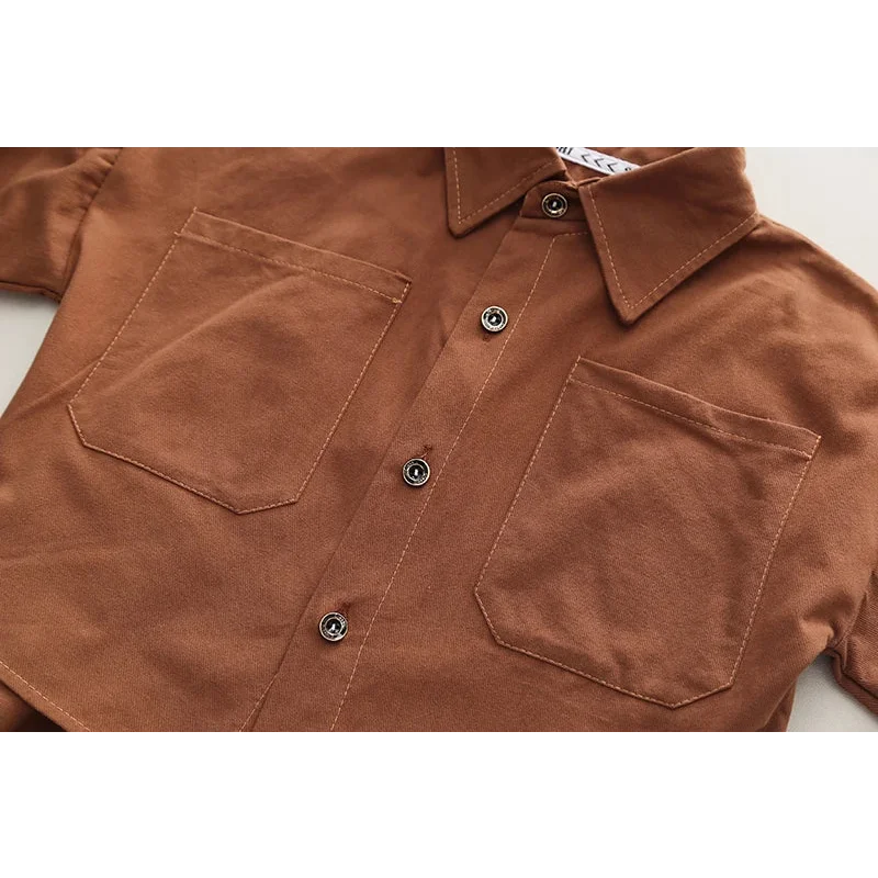 Conjunto Infantil Camiseta Manga Longa e Calça de Cotelê Lenogue