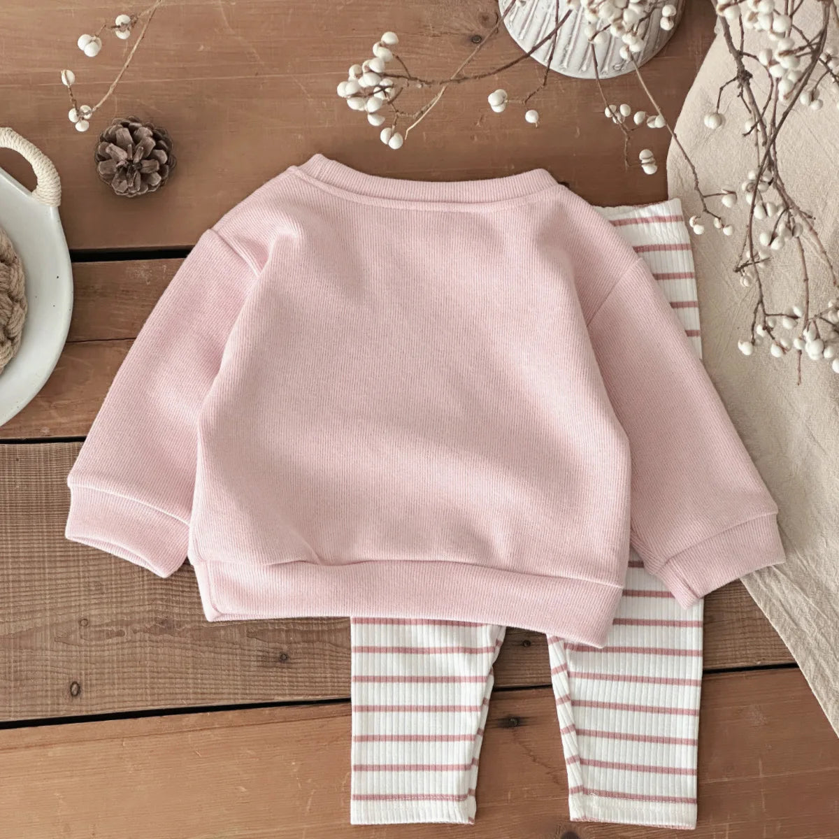 Conjunto Infantil com Tricô de Sorvete Lenogue