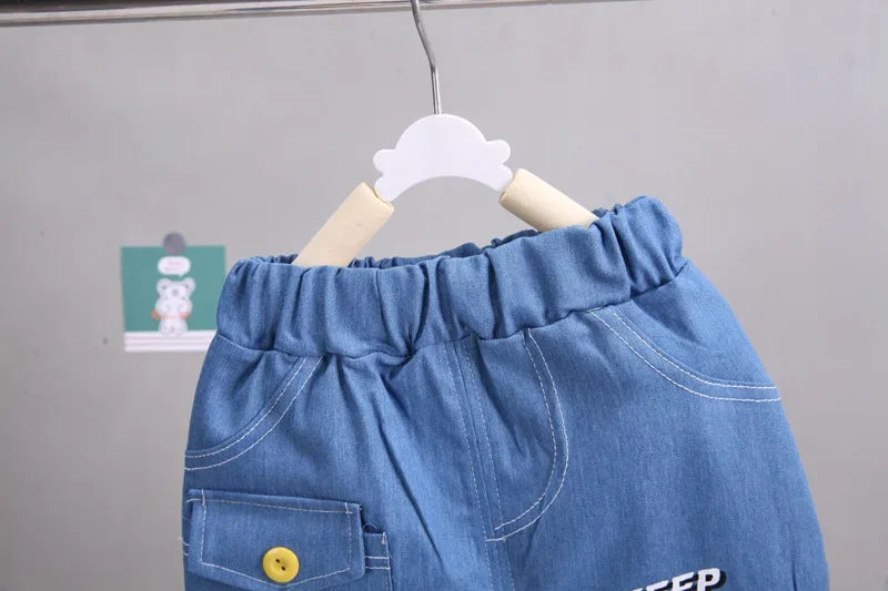 Conjunto Infantil Esportivo de Urso Cartoon Lenogue