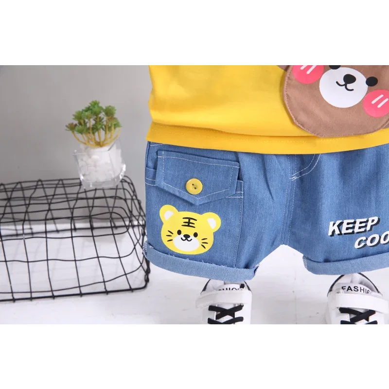 Conjunto Infantil Esportivo de Urso Cartoon Lenogue