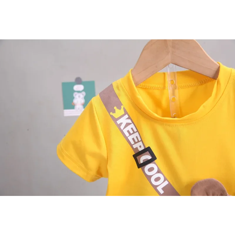 Conjunto Infantil Esportivo de Urso Cartoon Lenogue