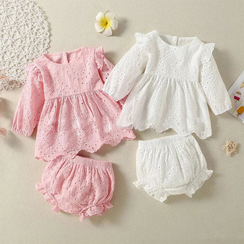 Conjunto Infantil Feminino Blusa Laise Lenogue