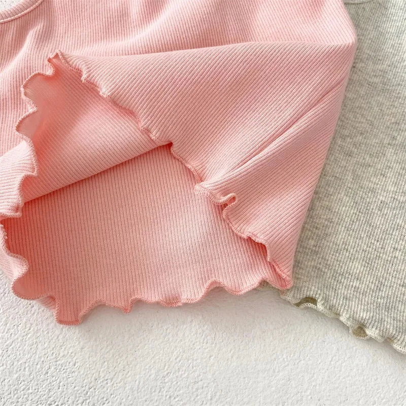 Conjunto Infantil Feminino Emily Regata e Short Lenogue