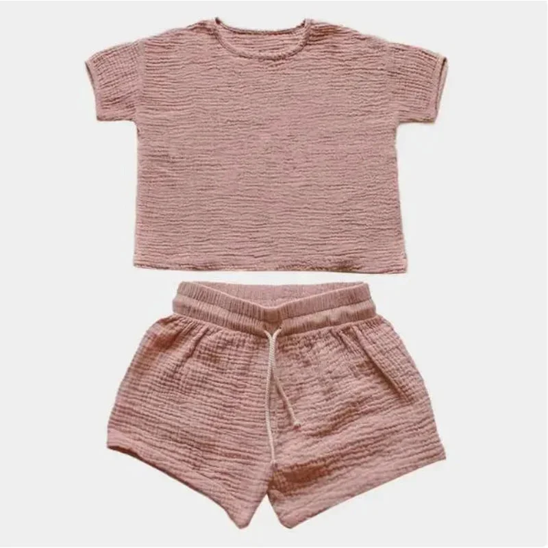 Conjunto Infantil Feminino Gisele Rosa Lenogue / 18-24 Meses