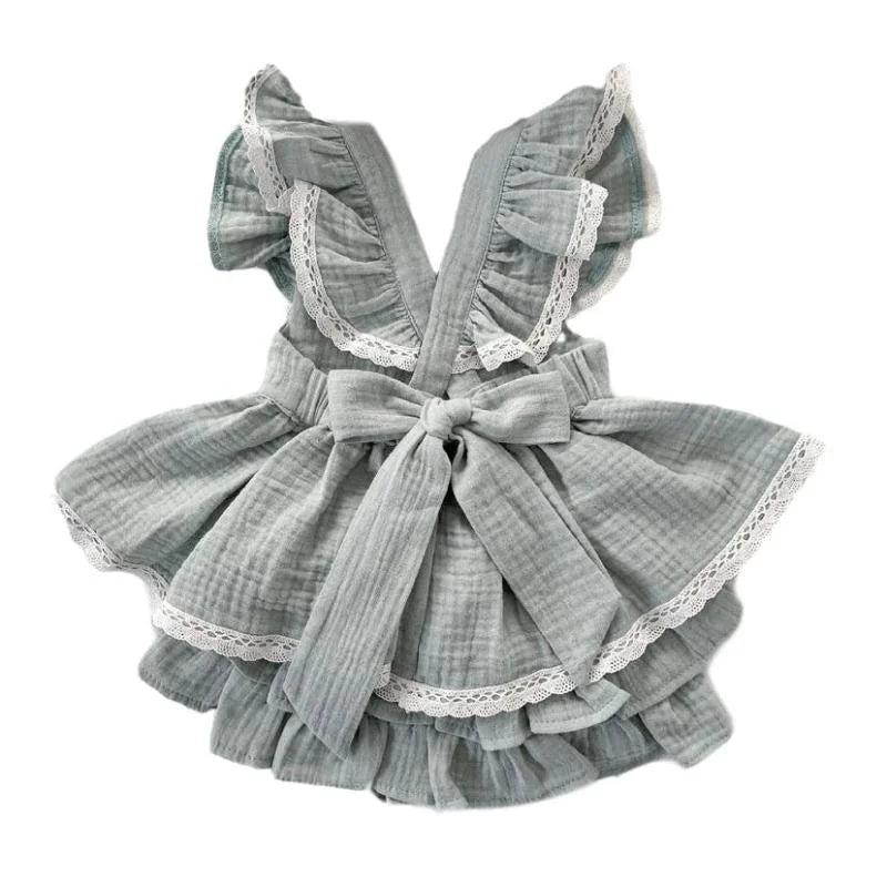 Conjunto Infantil Feminino Maria Antônia Lenogue Verde / 3-6 Meses