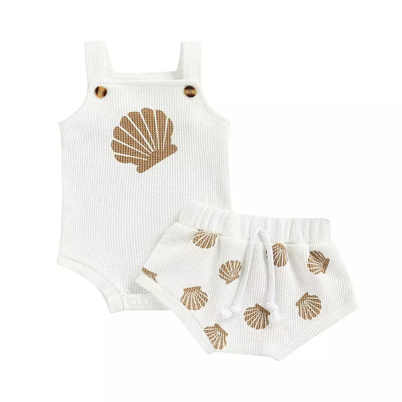 Conjunto Infantil Feminino Perla Body e Short Lenogue