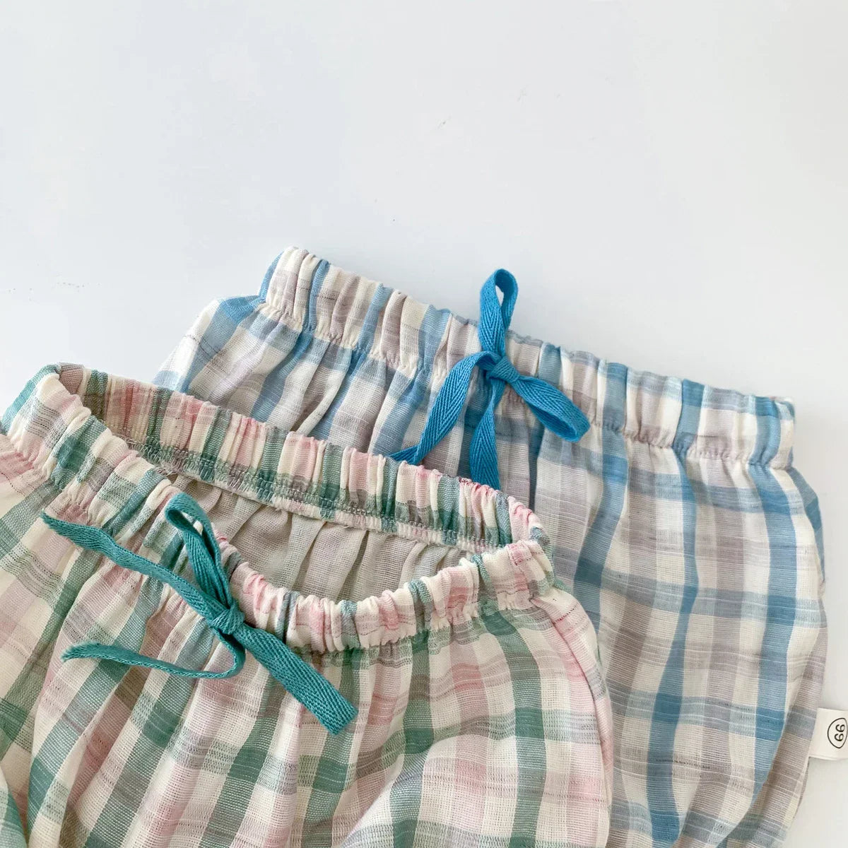 Conjunto Infantil Feminino Verão Xadrez Lenogue