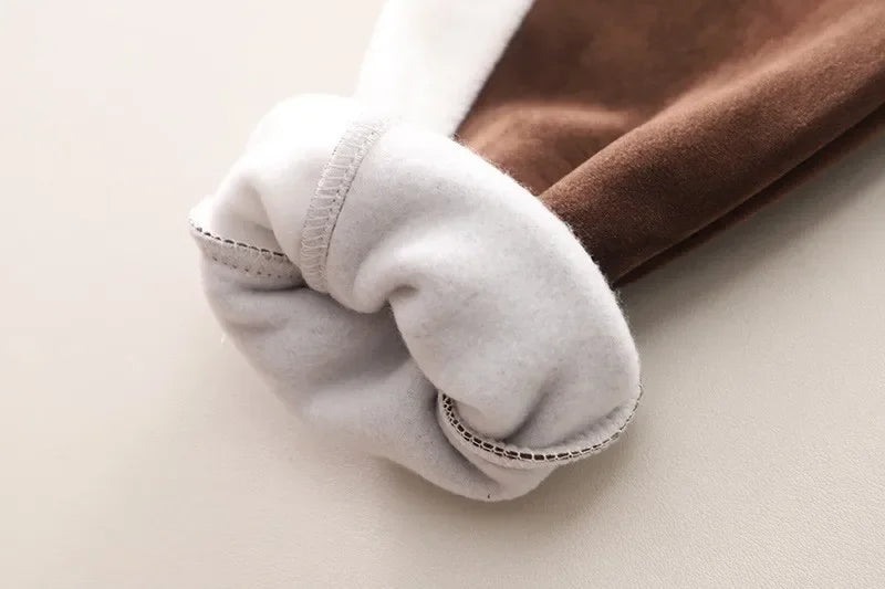 Conjunto Infantil Fleece Capuz Leão Cartoon Intrépide Lenogue