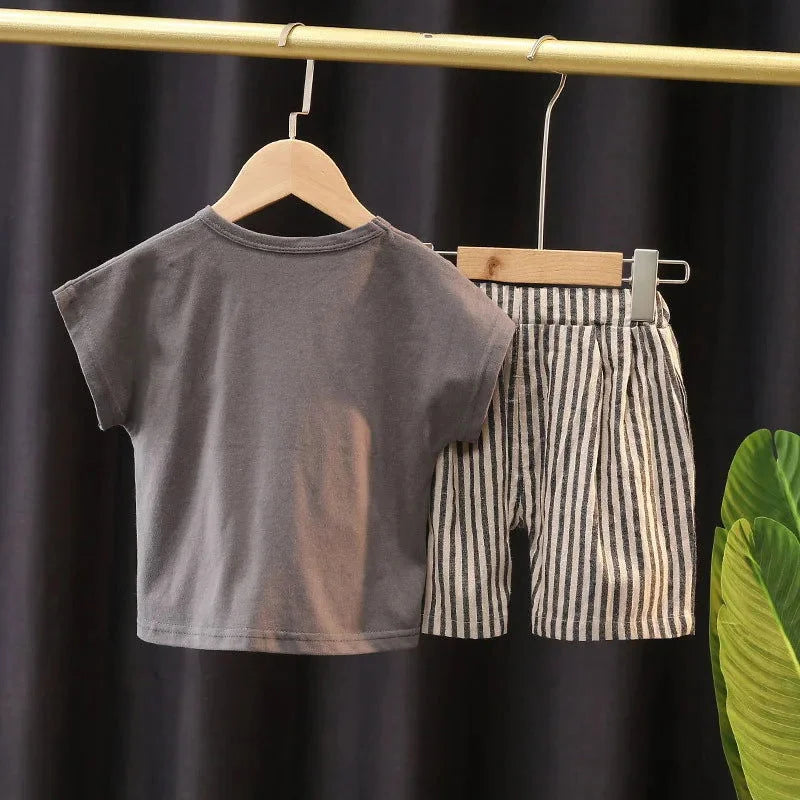 Conjunto Infantil Masculino Cinza Frederico Lenogue