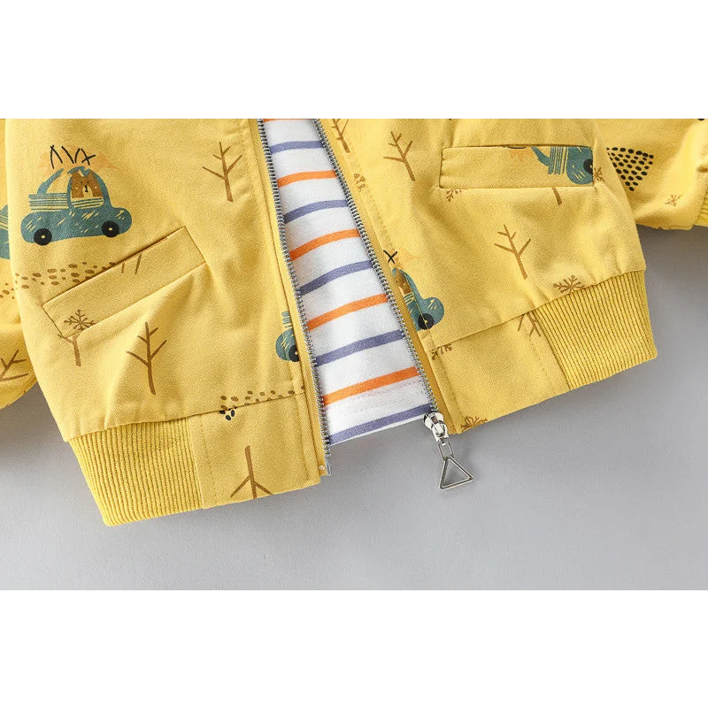 Conjunto Infantil Masculino Estampa Carro Lenogue