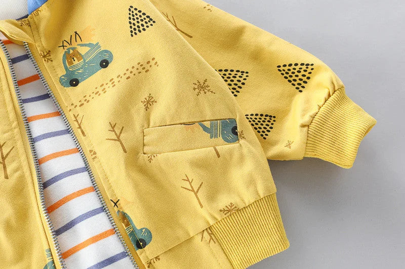 Conjunto Infantil Masculino Estampa Carro Lenogue