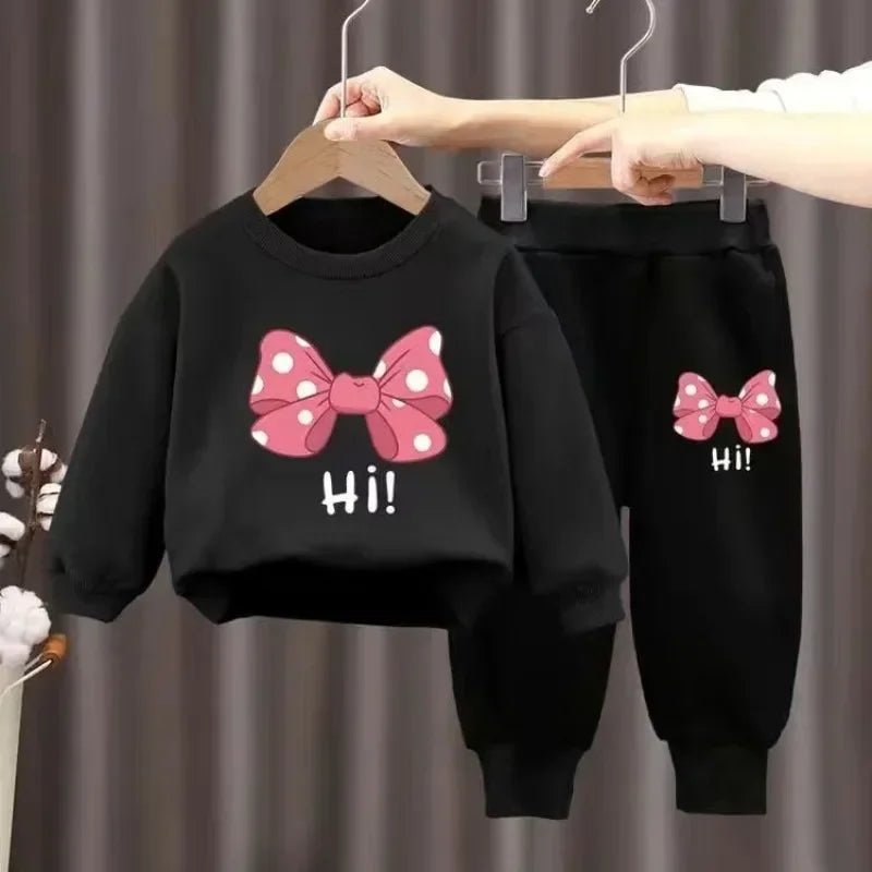 Conjunto Infantil Moletom Capuz Algodão Estampado Mignonne Lenogue