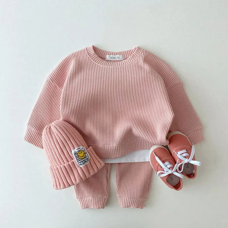 Conjunto Infantil Moletom Colors Colorido Lenogue Rosa / 6-12 Meses