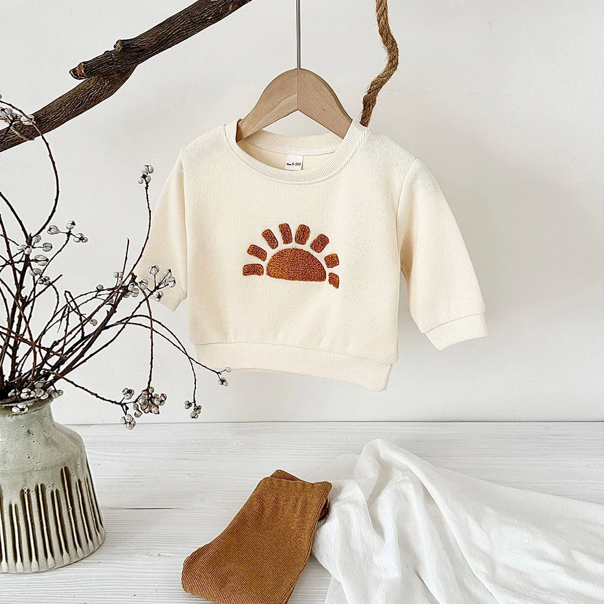 Conjunto Infantil Pelúcia Manga Longa Algodão Estampado Lenogue