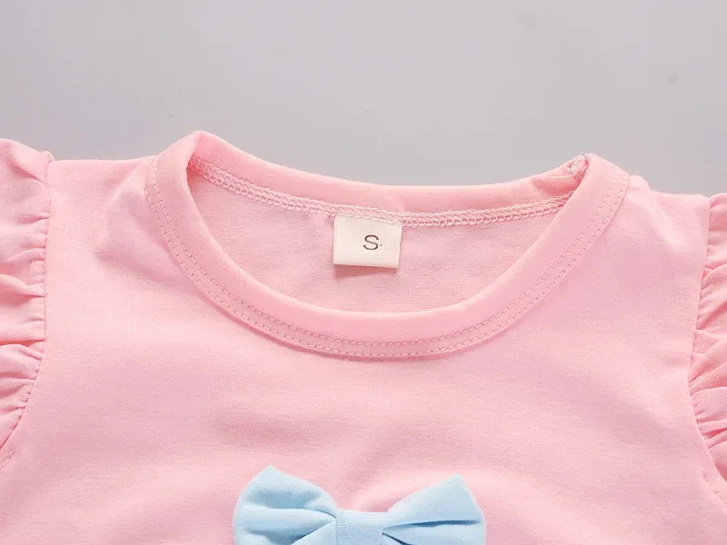 Conjunto Infantil Regata com Shorts Modelo Cartoon Lenogue