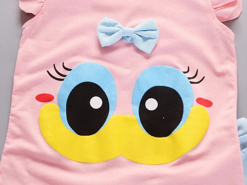 Conjunto Infantil Regata com Shorts Modelo Cartoon Lenogue