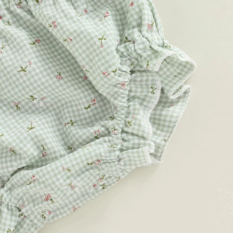 Conjunto Infantil Verde Feminino Hortência Lenogue