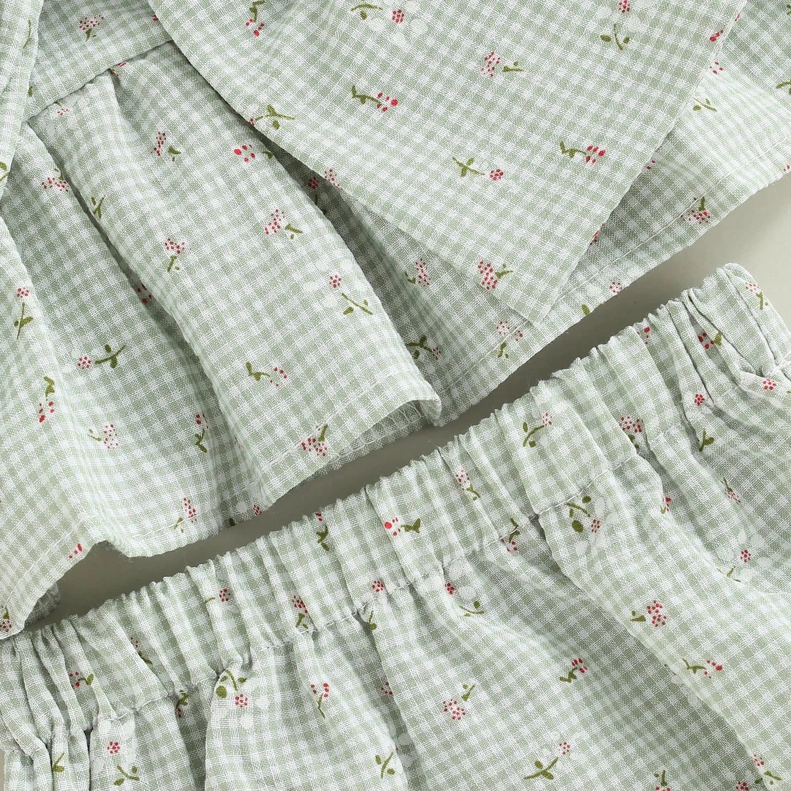 Conjunto Infantil Verde Feminino Hortência Lenogue