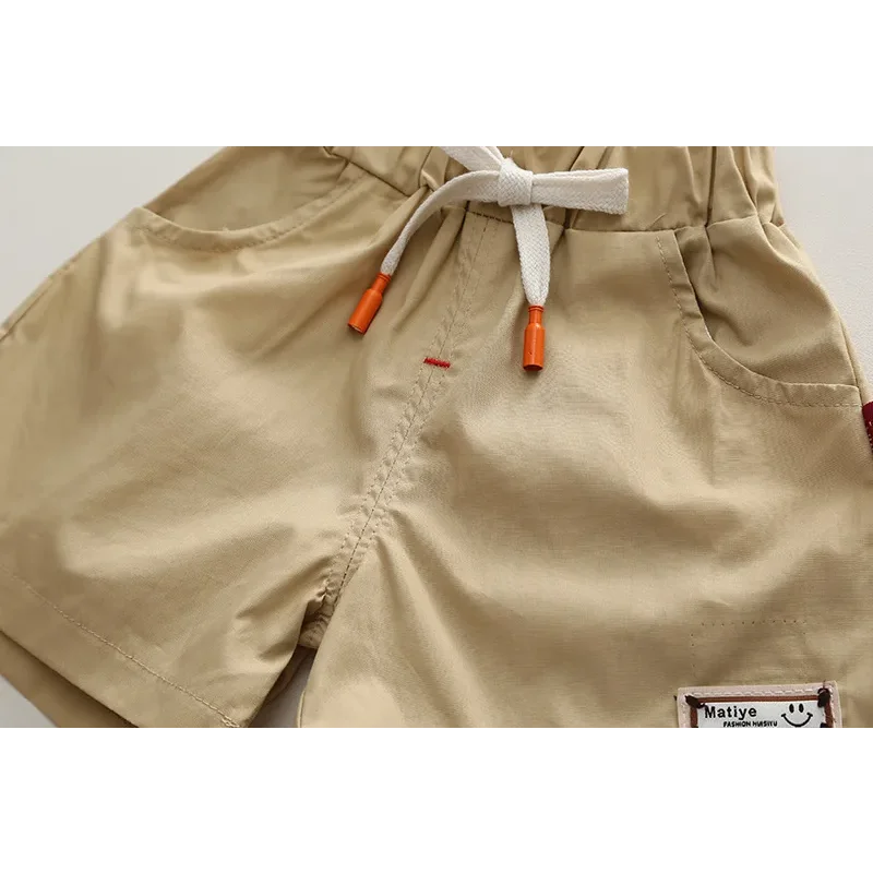 Conjunto Polo Infantil Modelo Cartoon de Urso Lenogue