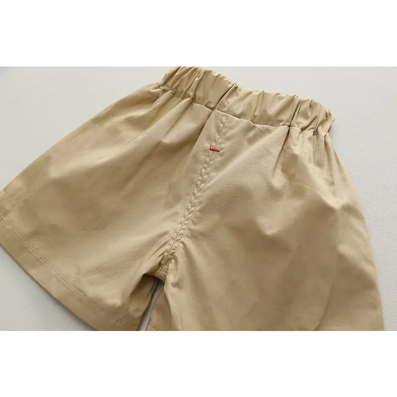 Conjunto Polo Infantil Modelo Cartoon de Urso Lenogue