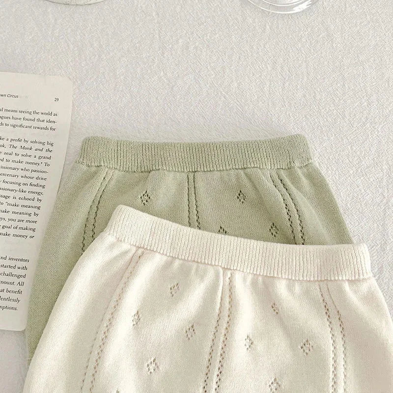 Conjunto Refinado Tricot Marshmallow Blusa e Short Lenogue