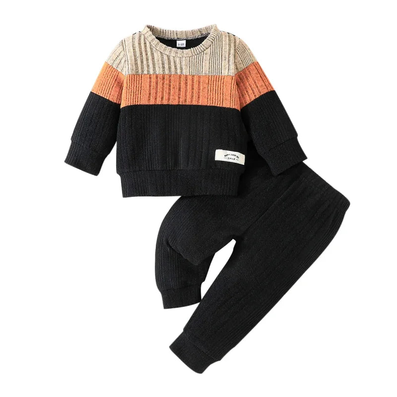 Conjunto Roupa Infantil Menino Suéter e Calça Térmico Lenogue