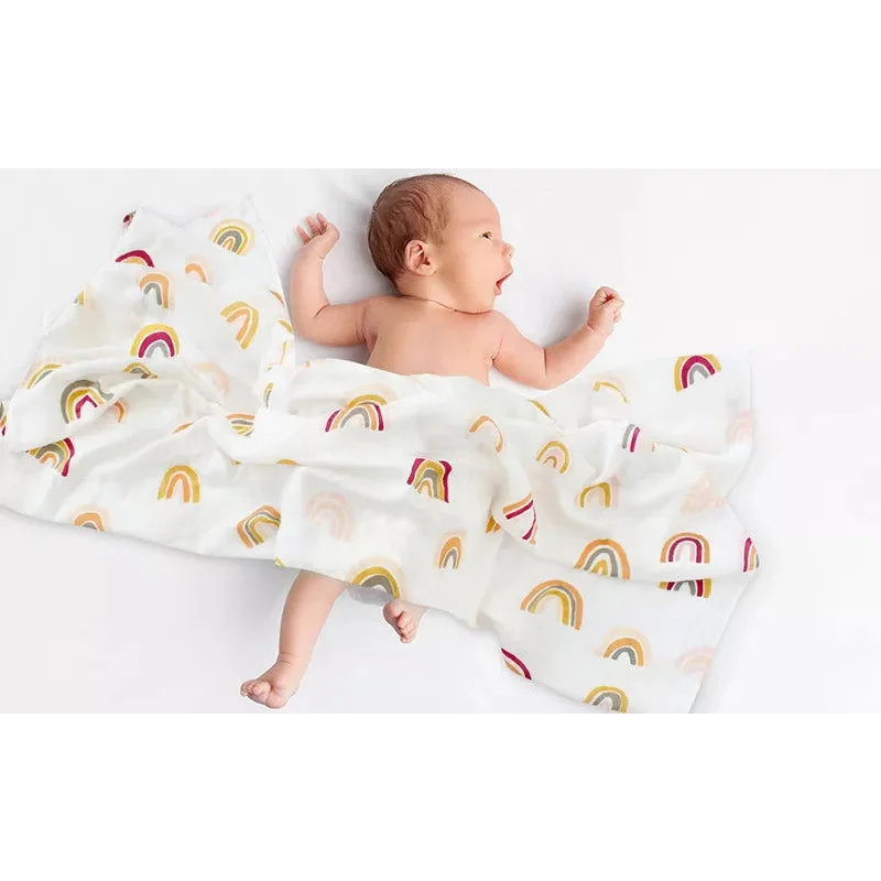 Cueiro Infantil Muslin Algodão e Bambu Lenogue