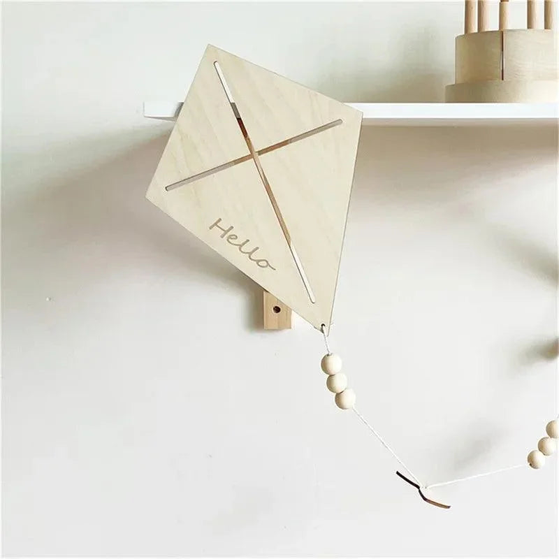 Decoração Infantil Pipa de Madeira Lenogue