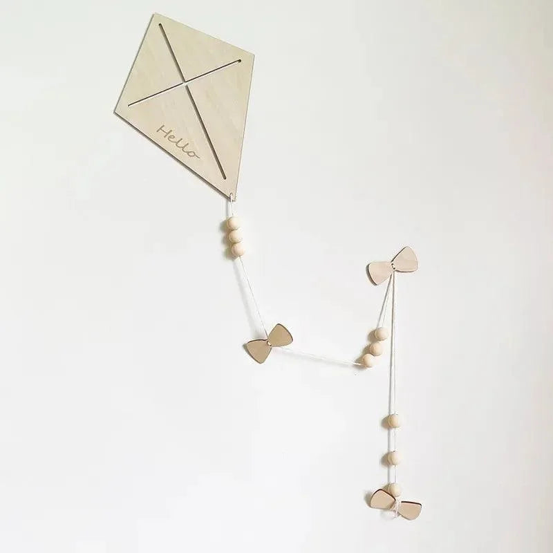 Decoração Infantil Pipa de Madeira Lenogue