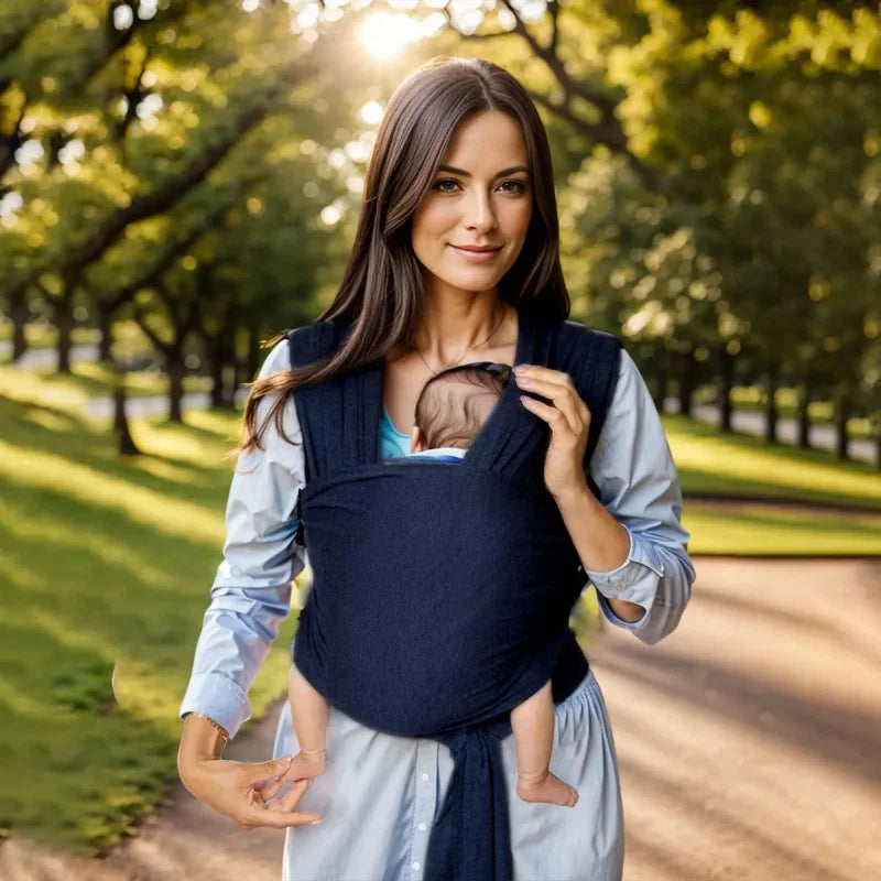 Faixa Infantil Canguru para Bebês Lenogue Azul Marinho