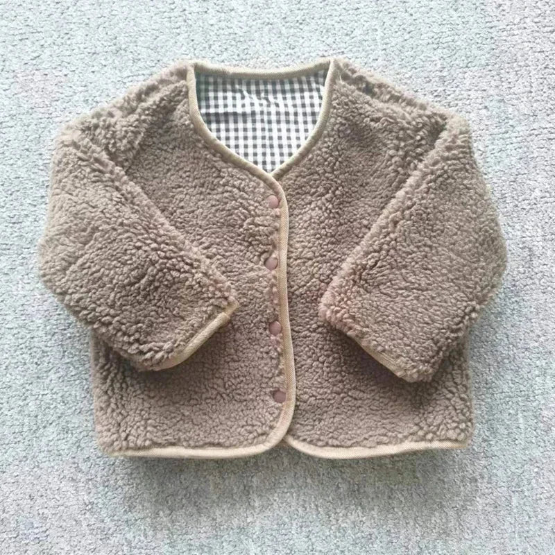 Jaqueta Infantil Dupla Face Xadrez Lenogue