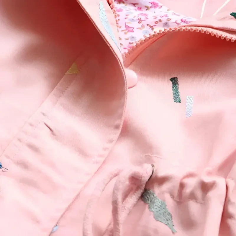 Jaqueta Infantil Estampa Flores do Campo Lenogue