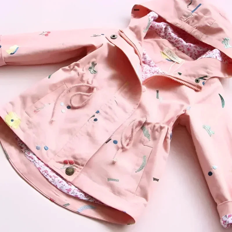 Jaqueta Infantil Estampa Flores do Campo Lenogue