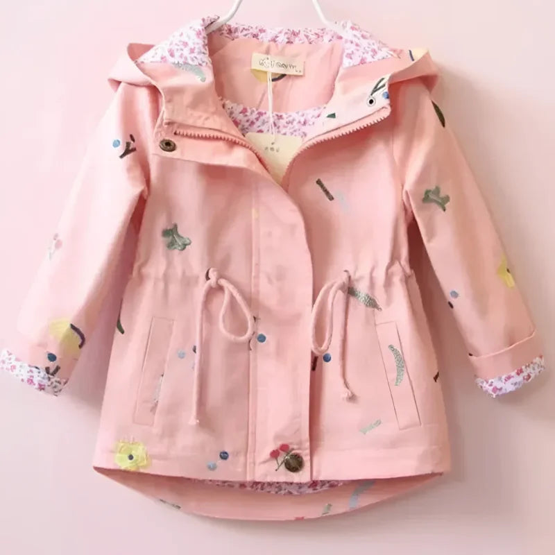 Jaqueta Infantil Estampa Flores do Campo Lenogue Rosa / 18-24 Meses