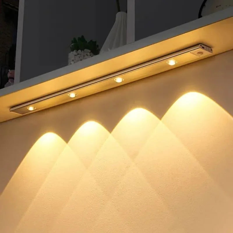 Luminária de LED Magnética com Sensor de Movimento Lenogue Preto 20cm