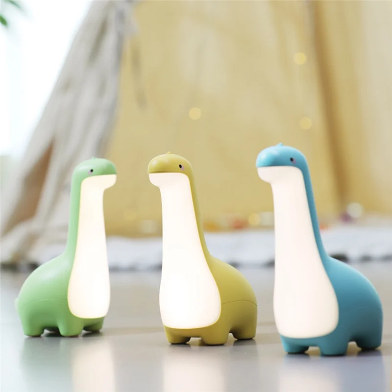 Luminária Infantil Cabeceira Dinossauro Lenogue