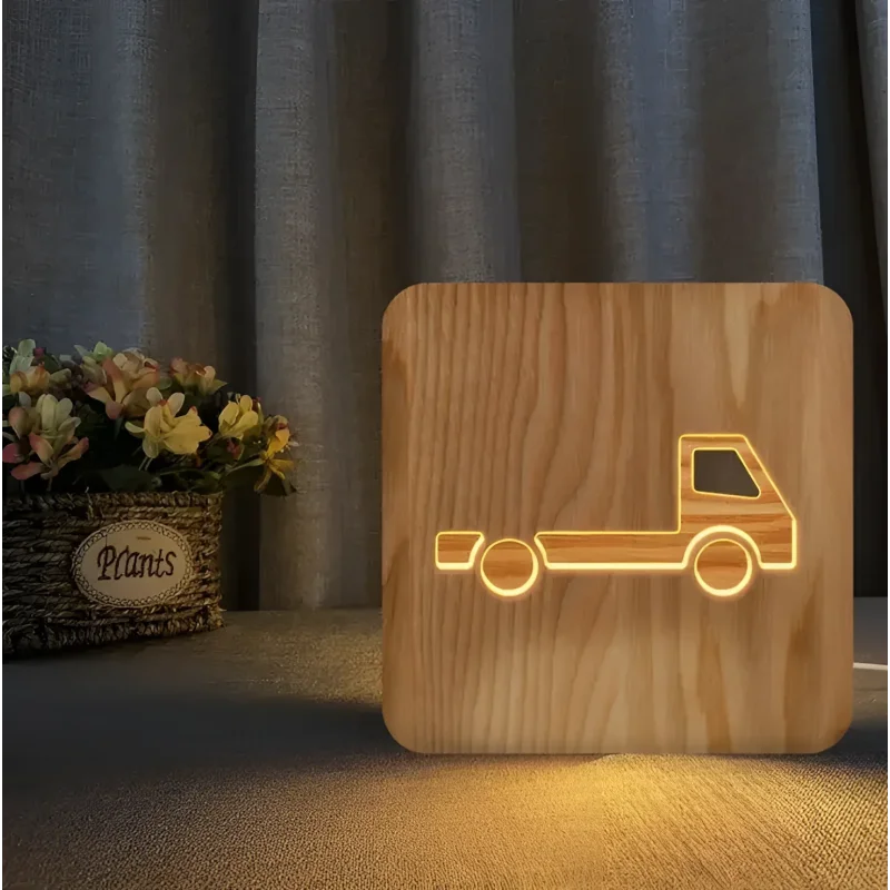 Luminária Infantil Led Design Veículo Lenogue Caminhão