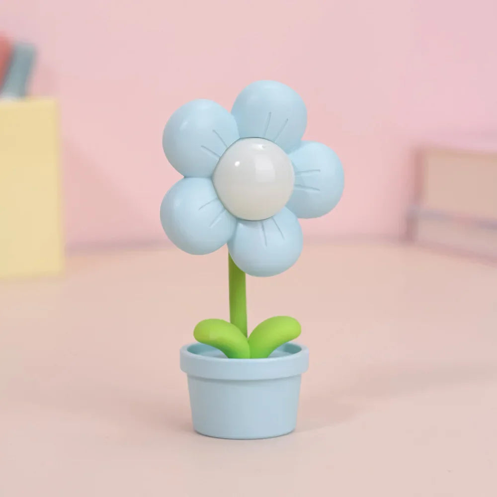Luminária Infantil Led Mini Flor Lenogue Azul