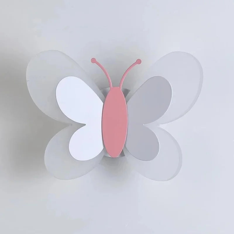 Luminária Infantil Parede Nórdica Borboleta Lenogue