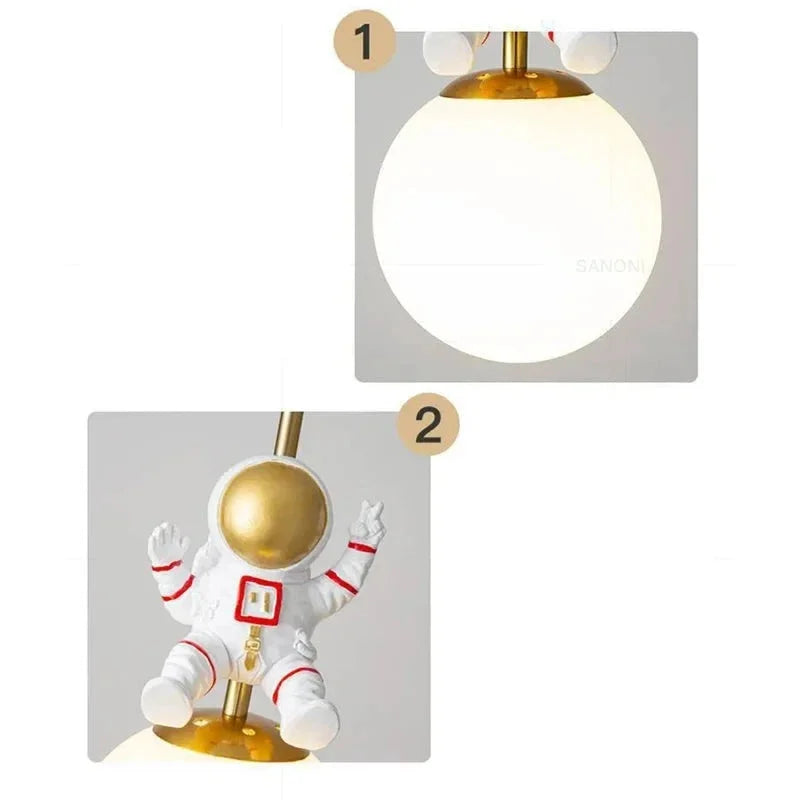 Lustre Infantil Minimalista Moderno Branco Lenogue