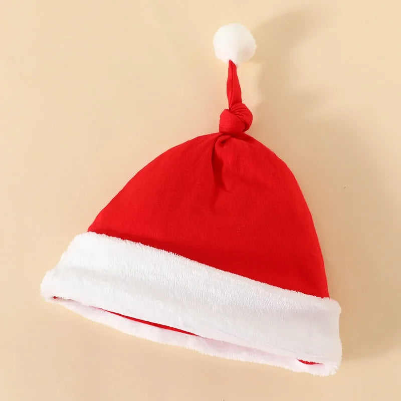 Macacão Infantil Algodão Manga Longa Primeiro Natal com Gorro Lenogue