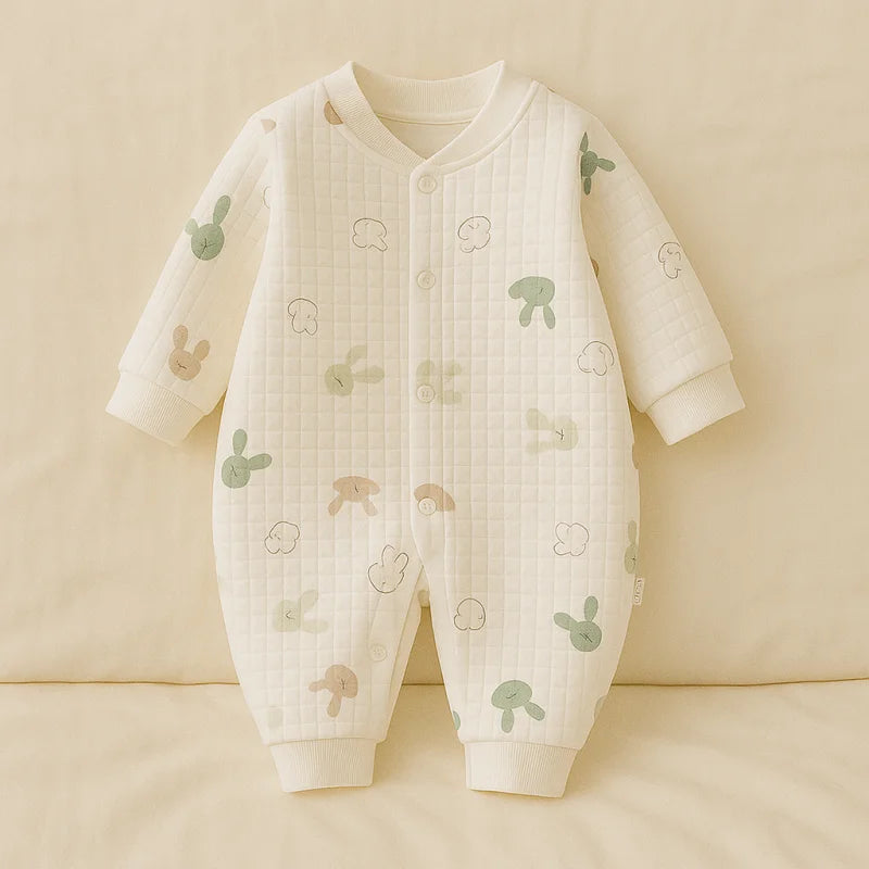 Macacão Infantil Baby Algodão Lenogue Coelho / 0-3 Meses