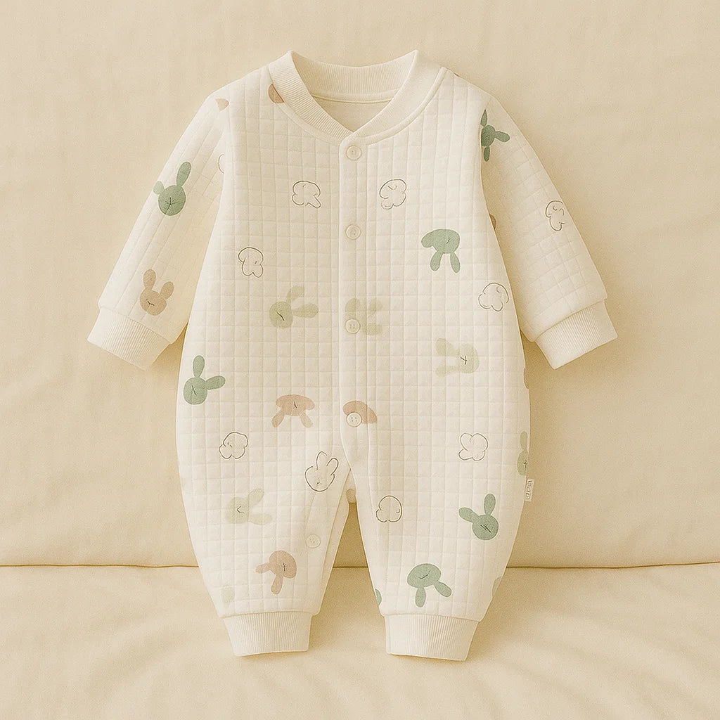 Macacão Infantil Baby Algodão Lenogue Coelho / 0-3 Meses