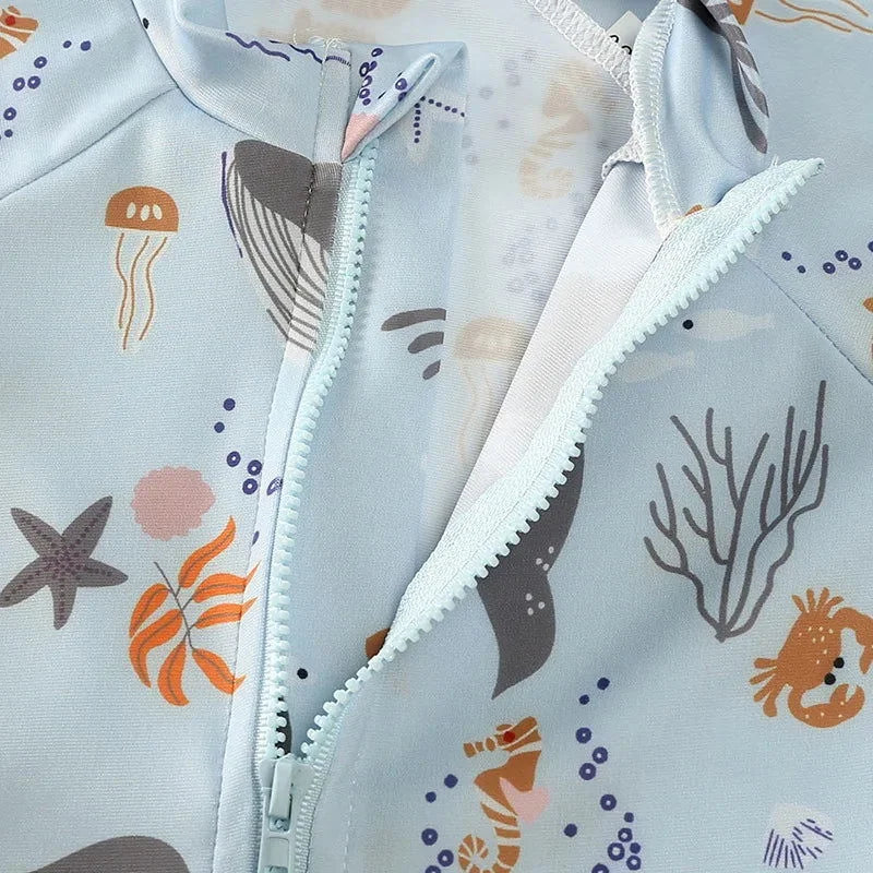 Macacão Infantil Colorido para Banho Lenogue