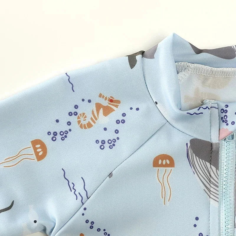 Macacão Infantil Colorido para Banho Lenogue