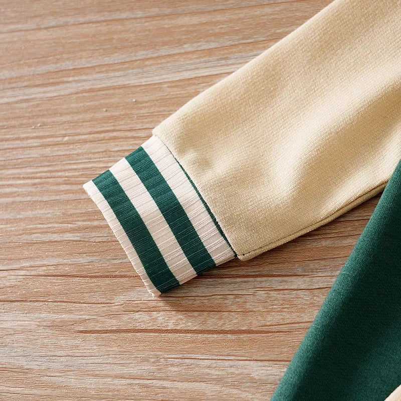 Macacão Infantil Estampa Boston Verde Lenogue