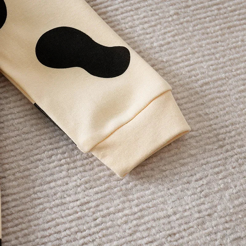 Macacão Infantil Manga Longa Algodão Estampa Boi 3d Lenogue