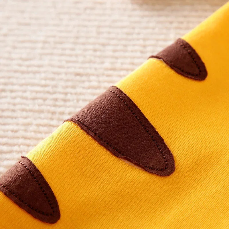 Macacão Infantil Manga Longa Algodão Estampa Tigre Lenogue