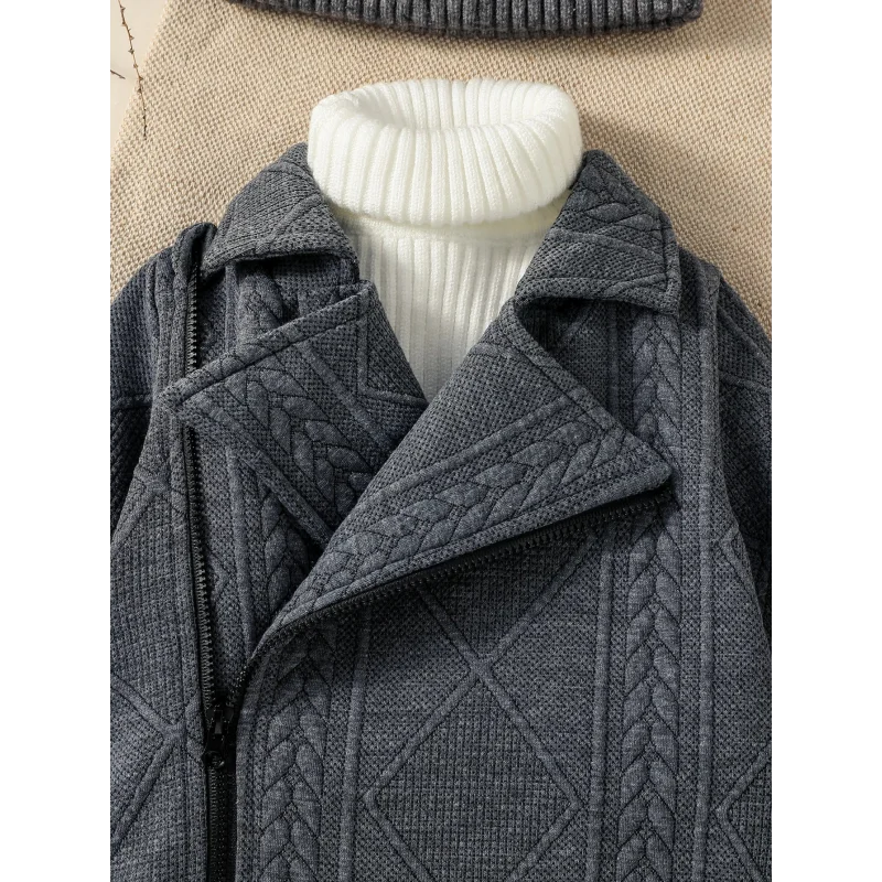 Macacão Infantil Manga Longa Zíper Estilo Streetwear Lenogue